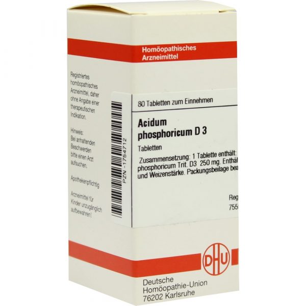 Acidum Phosphoricum D 3 80 compresse