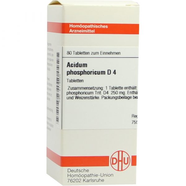 Acidum Phosphoricum D 4 80 compresse