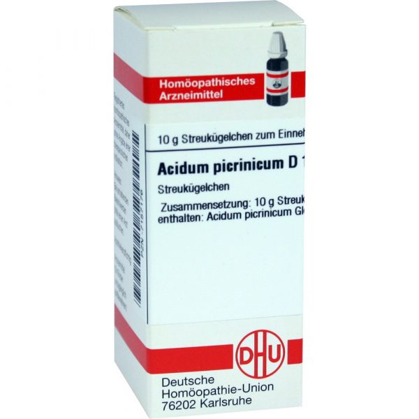 Acidum Picrinicum D 12 Globuli
