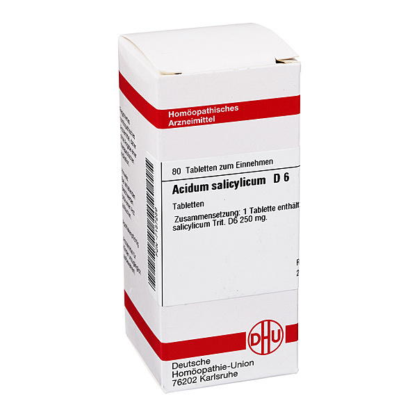 Acidum Salicylicum D 6 80 compresse