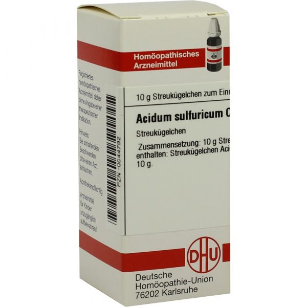 Acidum Sulfuricum C 12 Globuli