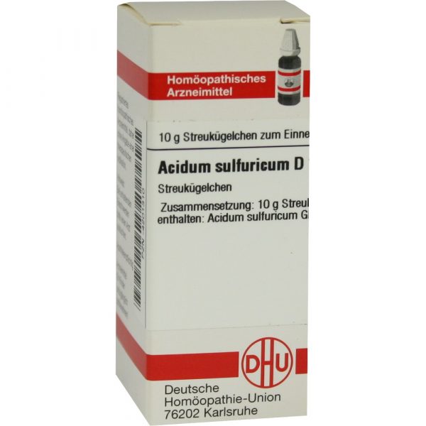 Acidum Sulfuricum D 12 Globuli