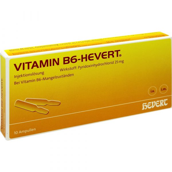 VITAMIN B6 HEVERT 10 x 2 ml (VITAMINA B6 HEVERT  10 x 2 ml)