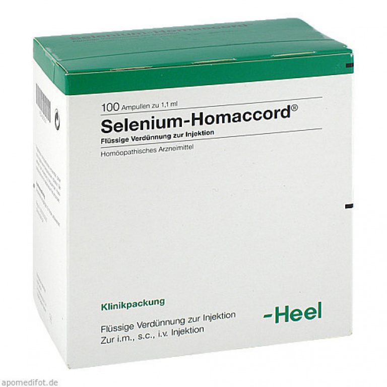 Selenium Homaccord - FIALE 100 X 1,1 ML - Erbofarma farmaci, generici ...