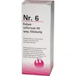N. 6 Potassium sulfuricum D6 spag. beato  (Ex Kalium Sulfuricum D6 Spag. NR. 6 beatifico) 100 ML