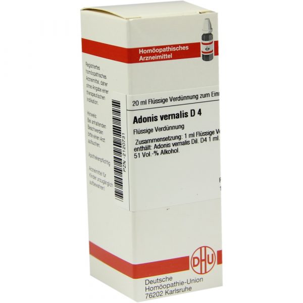 Adonis Vernalis D 4 Dilution 20 ml
