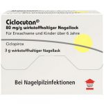 Ciclocutan 80 mg / g smalto per infezioni fungine