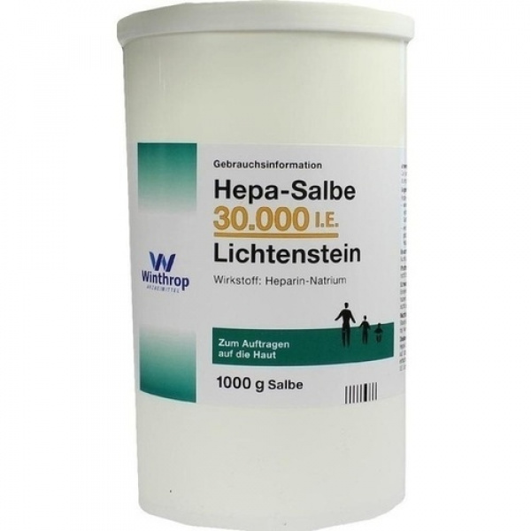 Hepa unguento 30 000 I.E. Lichtenstein
