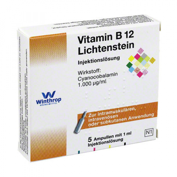 Vitamina B12 1000 µg Lichtenstein fiale