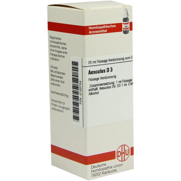 Aesculus D 3 Dilution 20 ml