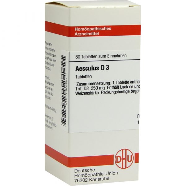 Aesculus D 3 80 compresse