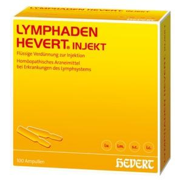 Lymphaden Hevert Injekt 100 x 2 ml  (  Lymphaden Hevert inietti  100 x 2 ml )