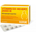 Vitamin D3 Hevert 2000 IE 120 stk  ( Vitamina D3 Hevert 2000 UI  120 pz  )