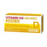 Vitamin D3 Hevert 2000 IE 60 stk  (Vitamina D3 Hevert 2000 UI  60 pz)