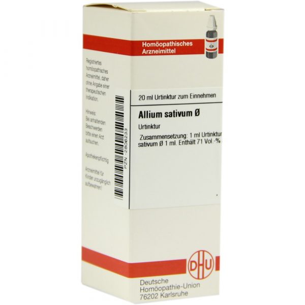 Allium Sativum tintura 20 ml