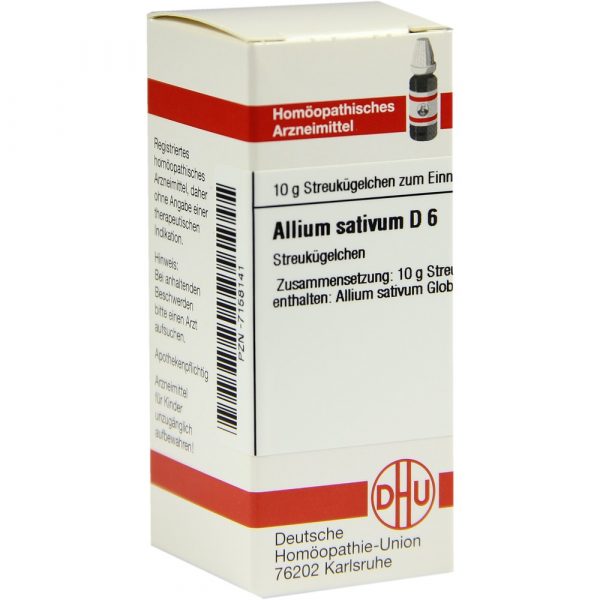 Allium Sativum D 6 Globuli