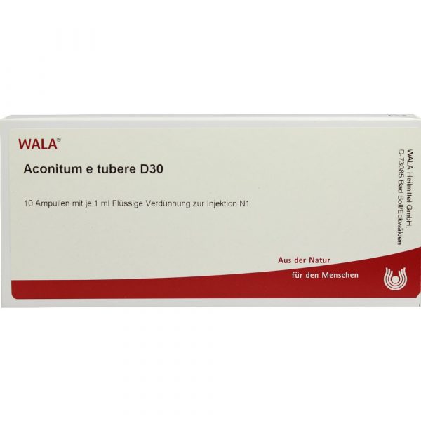 Aconitum E Tubere D30 - FIALE 10 X 1 ML
