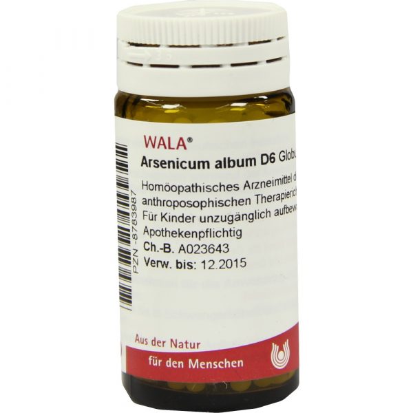 Arsenicum Album D6 - GLOBULI 20 GR