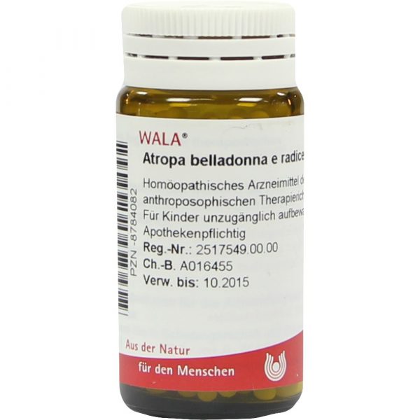 Atropa Belladonna e Radix D6 - GLOBULI 20 GR