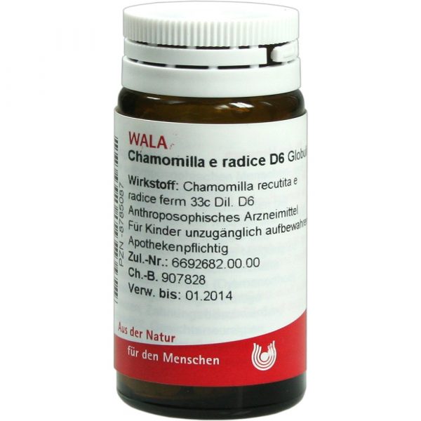Chamomilla E Radice D6 - GLOBULI 20 GR