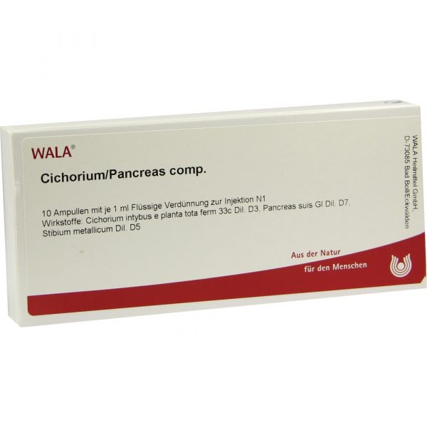 Cichorium Pancreas Comp. - FIALE  10 X 1 ML