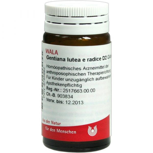 Gentiana Lutea e Radice D2 - GLOBULI 20 GR