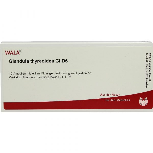 Glandula Thyreoidea GL D6 - FIALE 10 X 1 ML