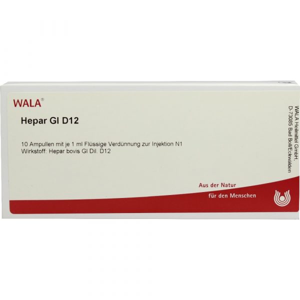 Hepar GL D12 - FIALE 10 X 1 ML