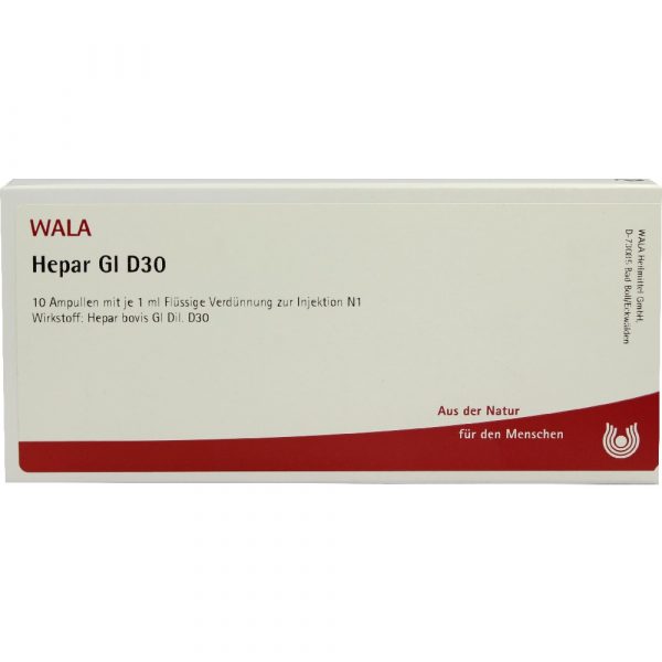 Hepar GL D30 - FIALE 10 X 1 ML