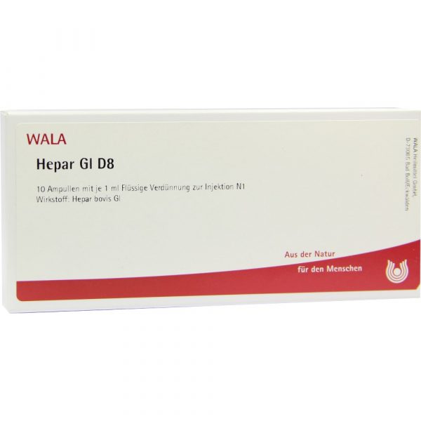 Hepar GL D8 - FIALE 10 X 1 ML