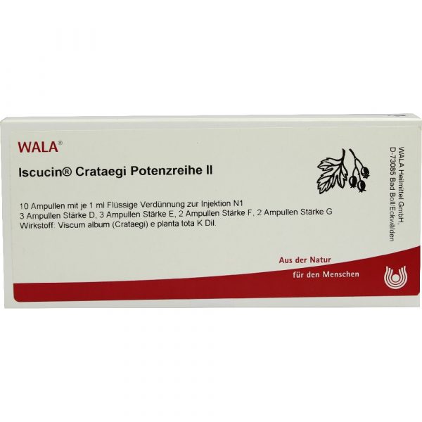 Iscucin Crataegi Potenzreihe II - FIALE 10 X 1 ML