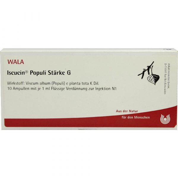 Iscucin Populi St. G - FIALE 10 X 1 ML