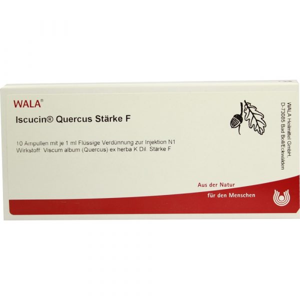 Iscucin Quercus Stärke F - FIALE 10 X 1 ML