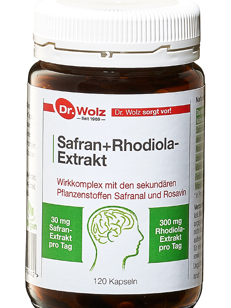 Safran + Rhodiola-Extrakt Dr. Wolz capsule