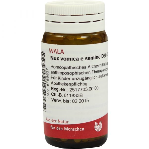 NUX Vomica E Semine D30 - GLOBULI 20 GR