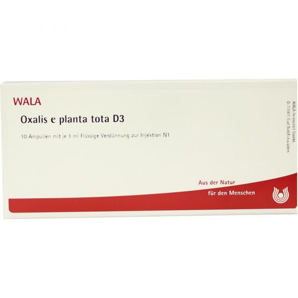 Oxalis E Planta Tota D3 - FIALE 10 X 1 ML
