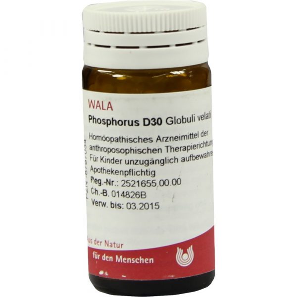 Phosphorus D30 - GLOBULI 20 GR