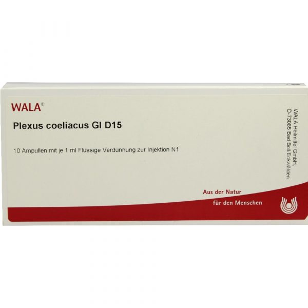 Plexus Coeliacus GL D15 - FIALE 10 X 1 ML