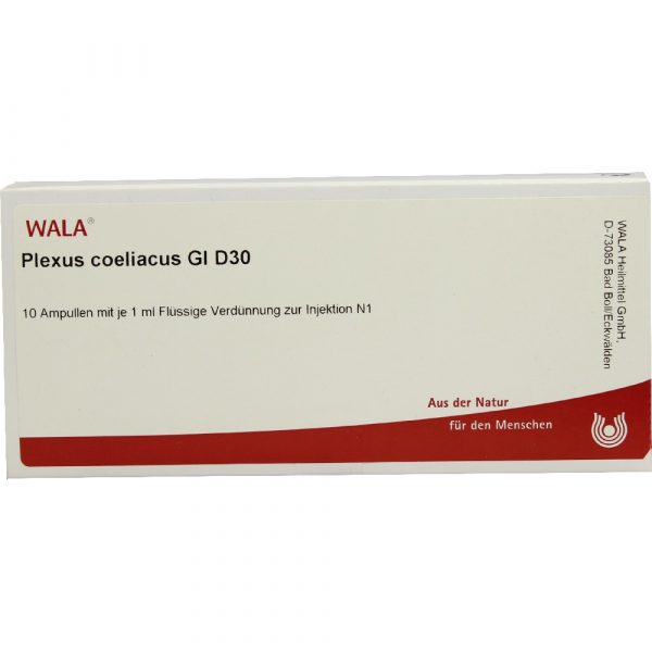 Plexus Coeliacus GL D30 - FIALE 10 X 1  ML