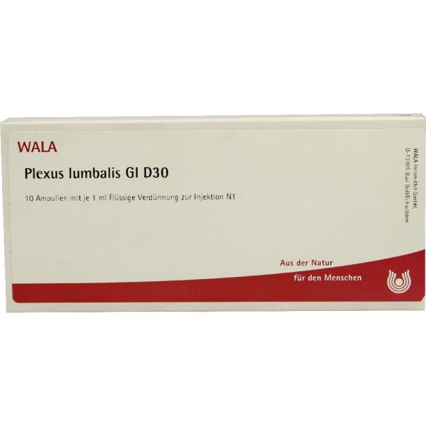 Plexus Lumbalis GL D30 - FIALE 10 X 1 ML