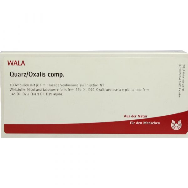 Quarz/Oxalis Comp. - FIALE 10 X 1 ML