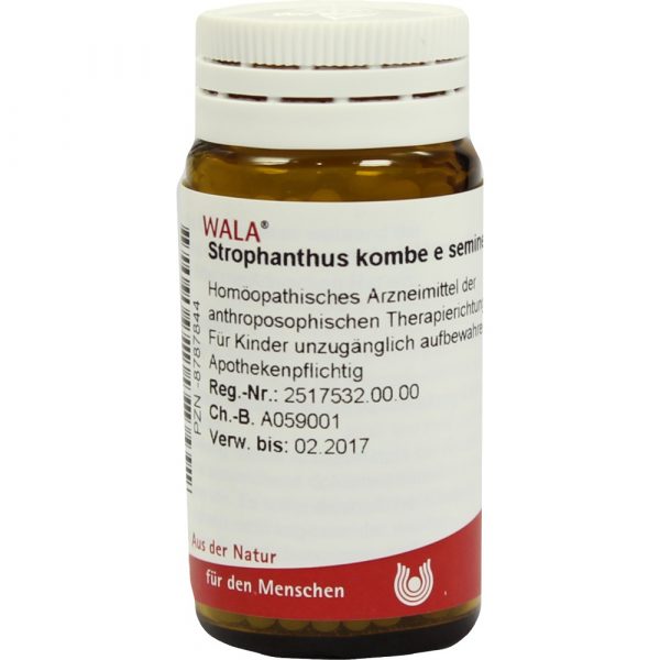 Strophanthus Kombe e Semine D60 - GLOBULI 20 GR
