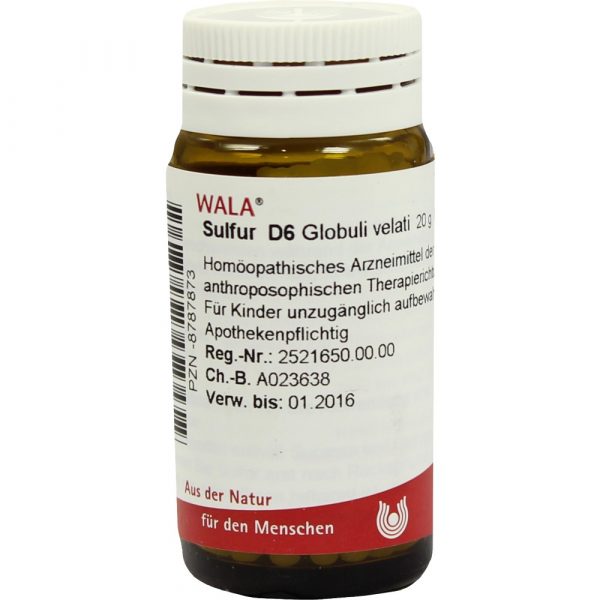 Sulfur D6 - GLOBULI 20 GR