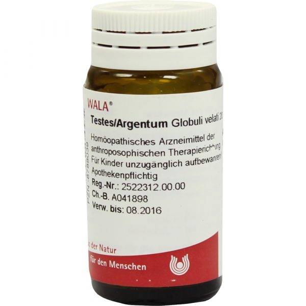 Testes/Argentum - GLOBULI 20 GR