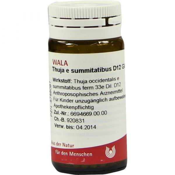Thuja E Summitatibus D12 - GLOBULI 20 GR