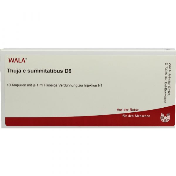 Thuja E Summitatibus D6 - FIALE 10 X 1 ML