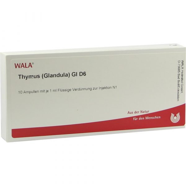 Thymus Glandula GL D6 - FIALE 10 X 1 ML