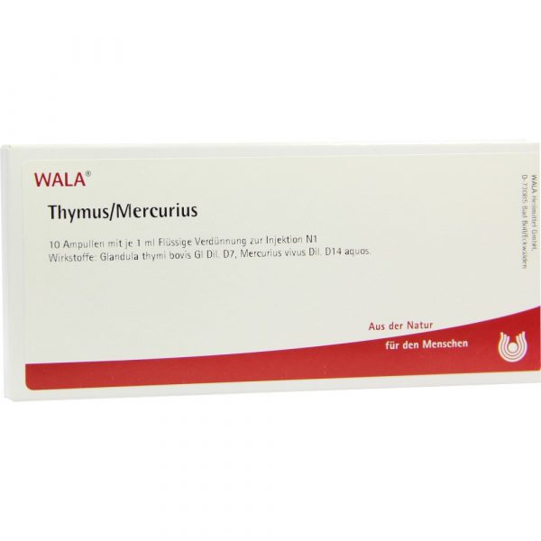 Thymus/Mercurius -FIALE 10 X 1 ML