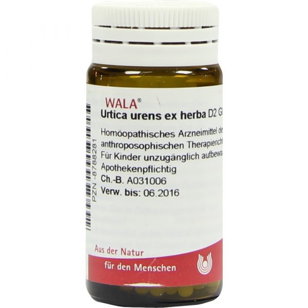 Urtica Urens EX Herba D2 Globuli 20 GR