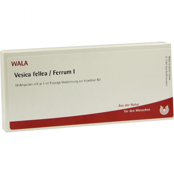 Vesica Fellea Ferrum I - FIALE 10 X 1 ML